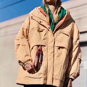 FP Movement by Free People Billie Boxy light insulated Jacket NWT - Nectar M/L